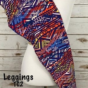 LulaRoe TC2 Aztec Gorgeous Leggings Fits Size 18+